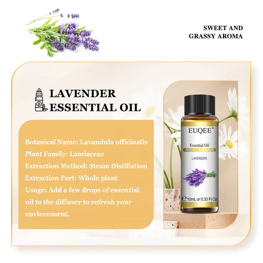 EUQEE Pure Essential Oils – Nature’s Essence in Every Drop