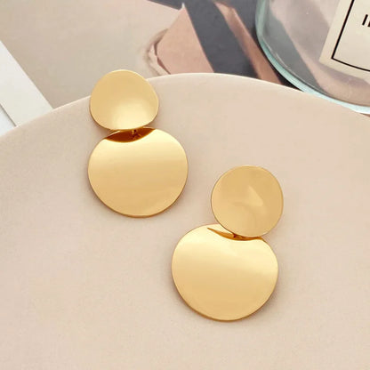 Pendientes colgantes de metal minimalistas GleamMuse