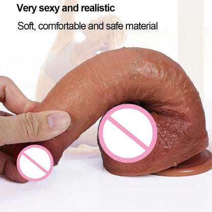 Consolador anal de silicona con correa grande y gruesa para pene, prepucio, masturbador, juguetes eróticos para adultos, para mujeres, hombres y niñas, tienda erótica.