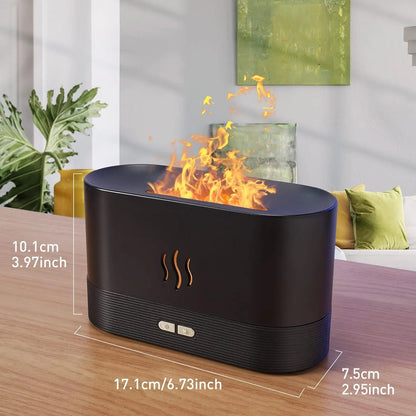 Difusor de aroma FlameGlow: la serenidad se fusiona con la luz del fuego 