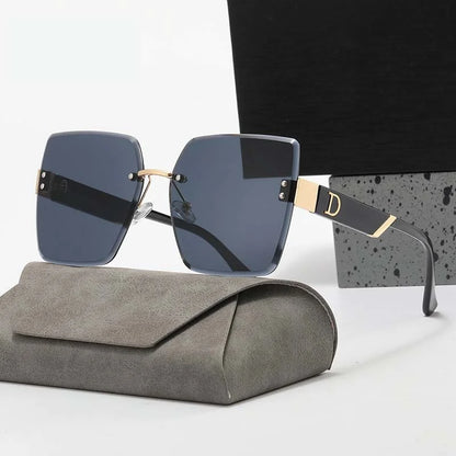 LuxeView™ Rimless Retro Sunglasses