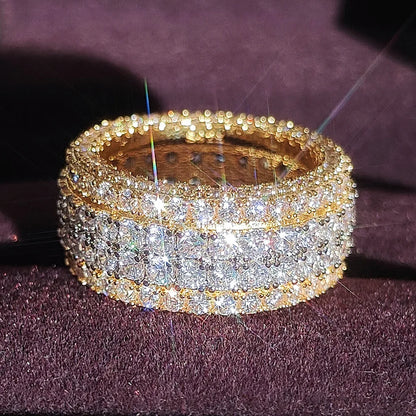 Anillo de lujo hecho a mano con chispa atemporal ✨ 